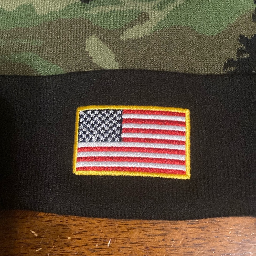 NWT Nike Ohio State Buckeyes 2024 Terra Military Cuff Knit Beanie - Green - Picture 6 of 13